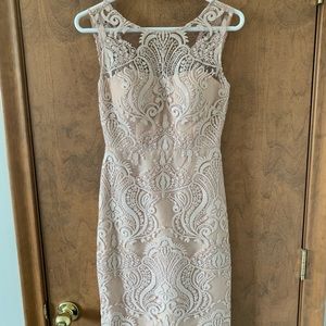 BHLDN Jenny Yoo Anthropologie formal backless sheath dress